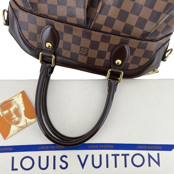 Louis Vuitton Damier Ebene Trevi PM Satchel Shoulder Handbag - Picture 8 of 13